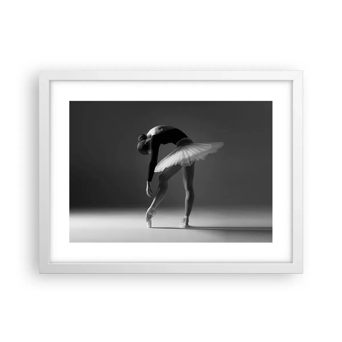 Poster in white frmae - Belle Ballet Dancer - 40x30 cm