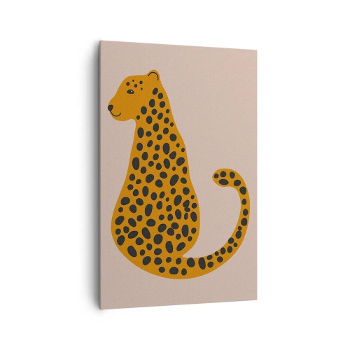 Canvas picture - Leopard Print Is Fashionable - 80x120 cm