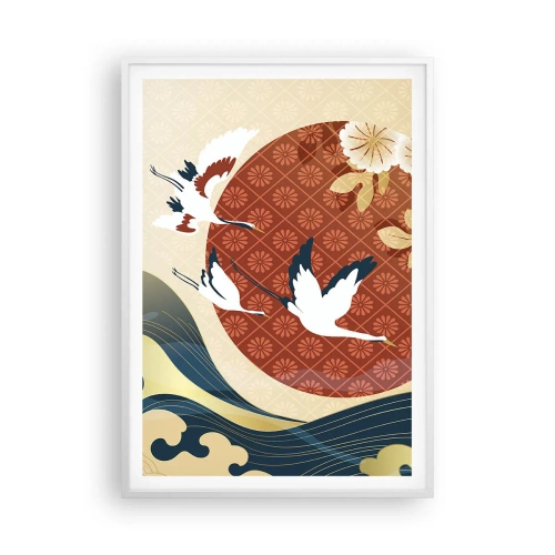 Poster in white frmae - Japanese Tale - 70x100 cm