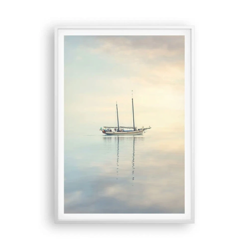 Poster in white frmae - In the Sea of Silence - 70x100 cm