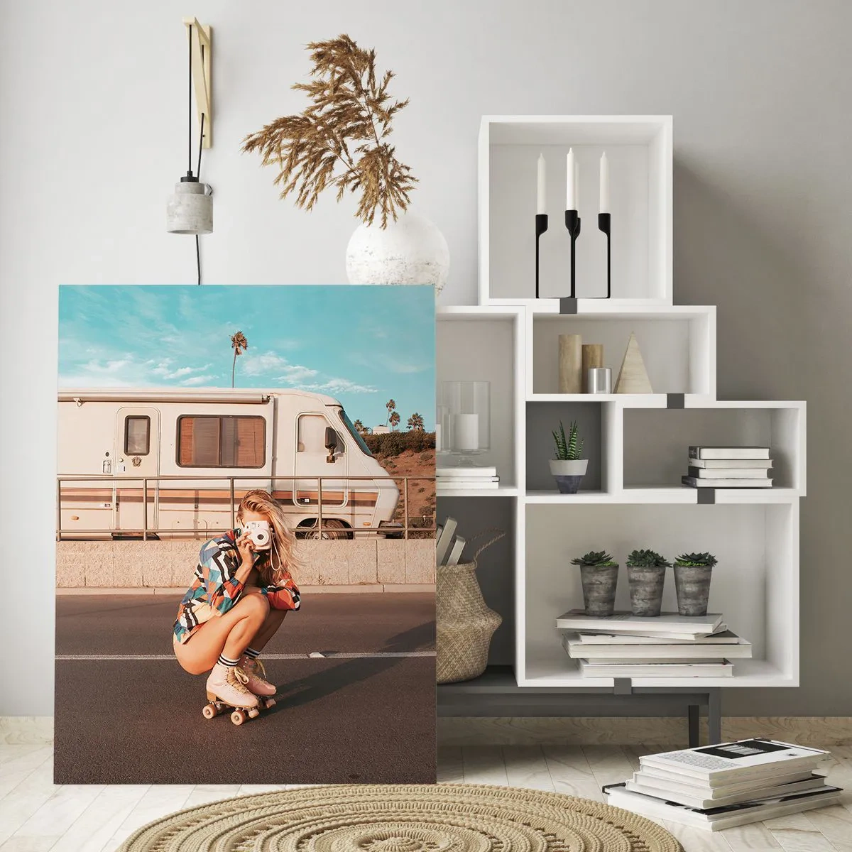 Glass picture - Smile, Please! - 80x120 cm