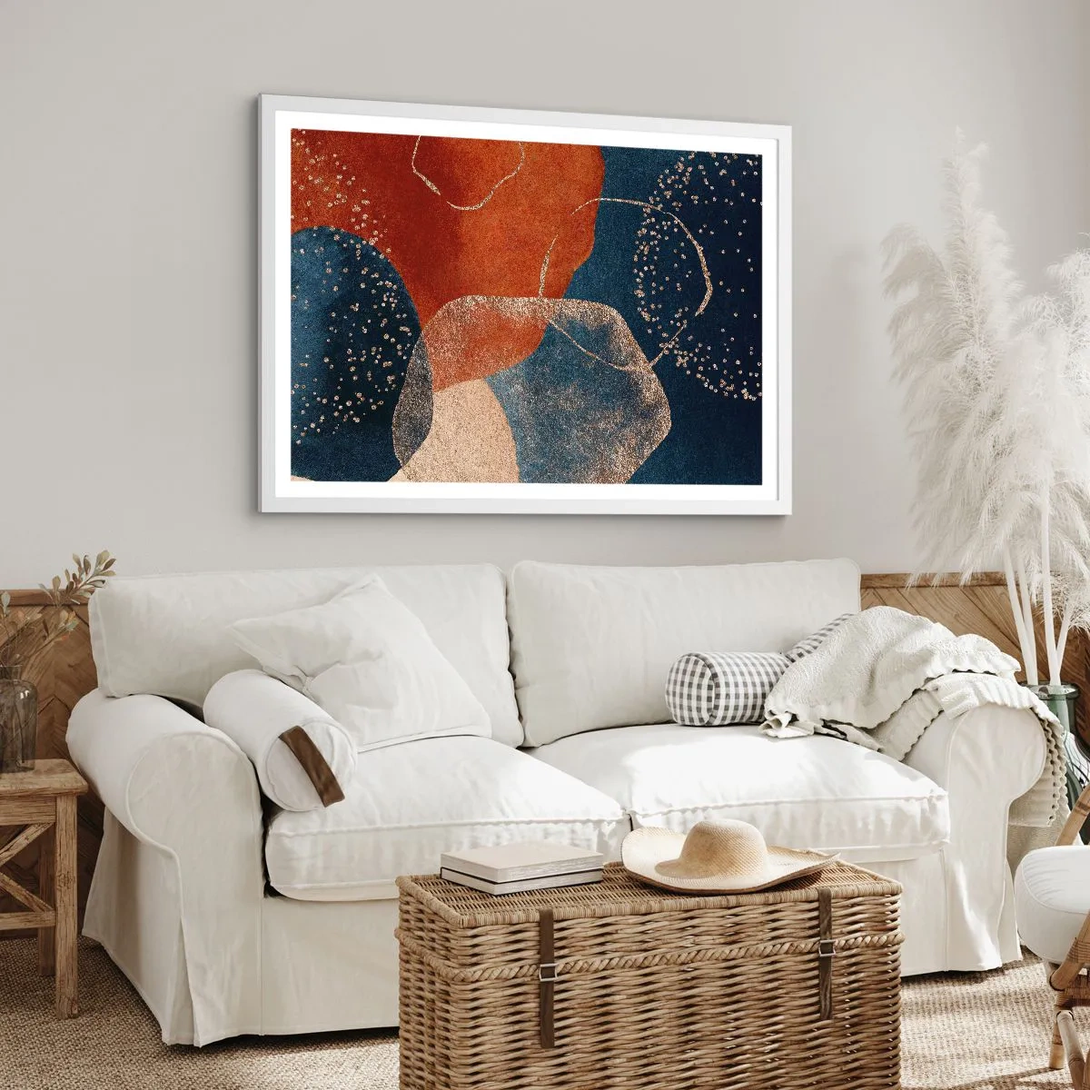 Poster in white frmae - Lightness of Being - 40x30 cm