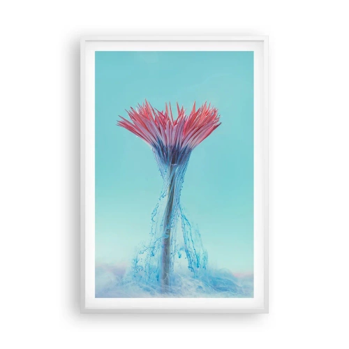 Poster in white frmae - In a Lively Embrace - 61x91 cm