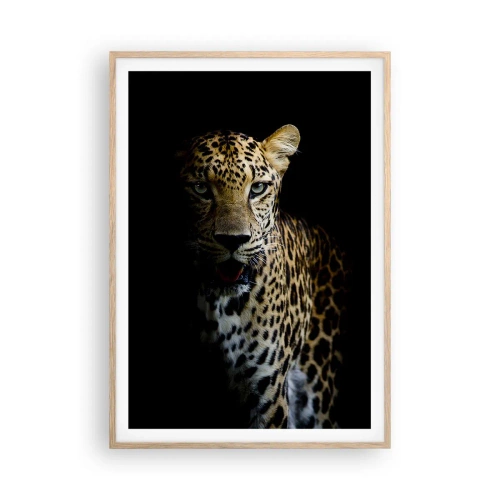 Poster in light oak frame - Dark Beauty - 70x100 cm