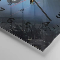 Clock face with numbers