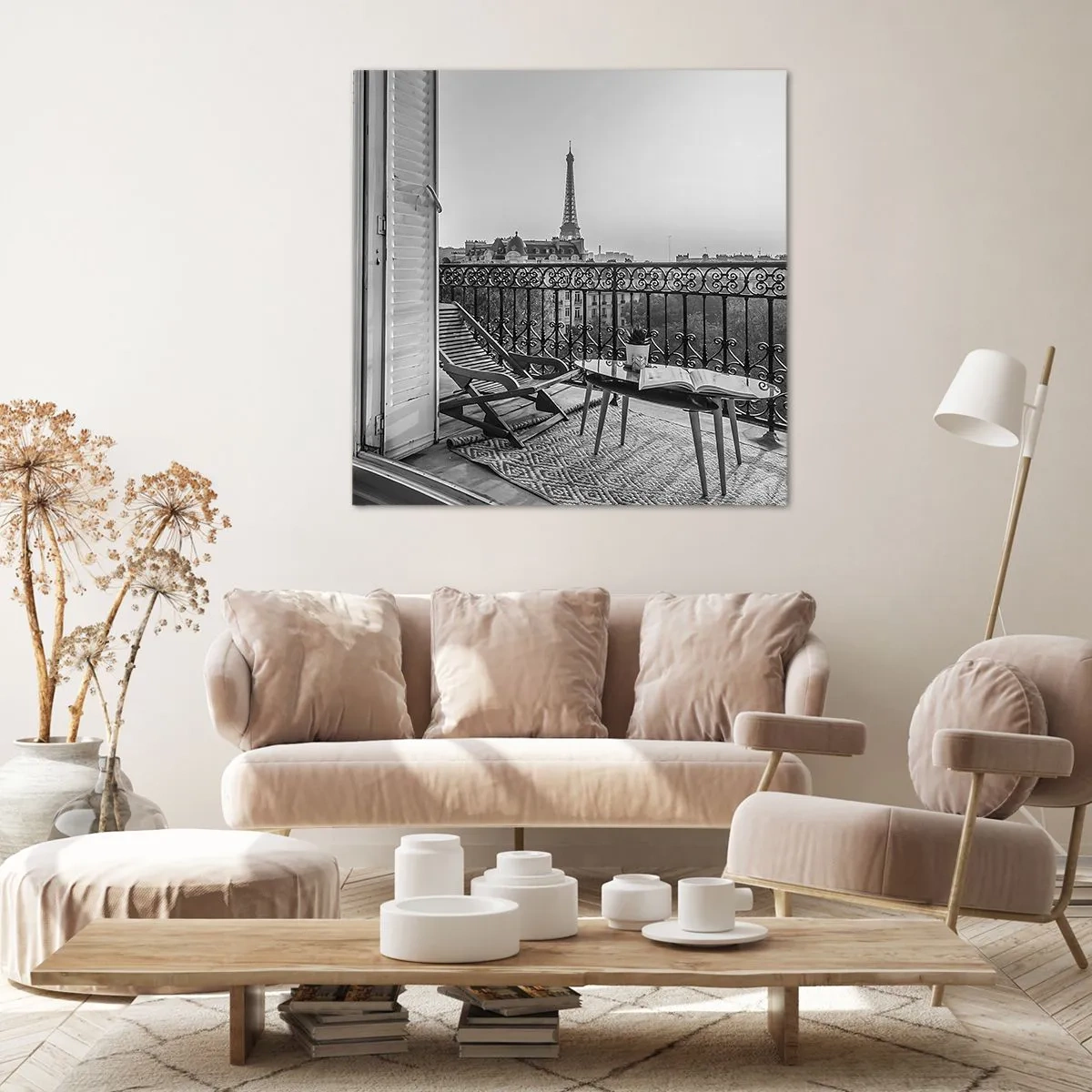 Canvas picture - Parisian Afternoon - 40x40 cm