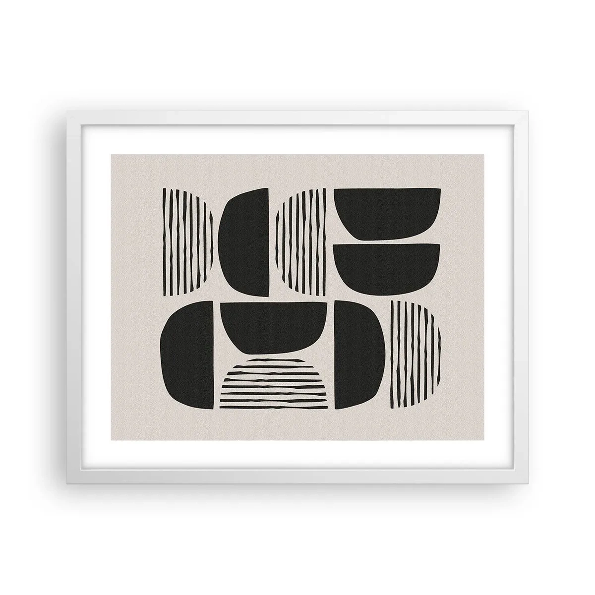 Poster in white frmae - Half-Systems - 50x40 cm