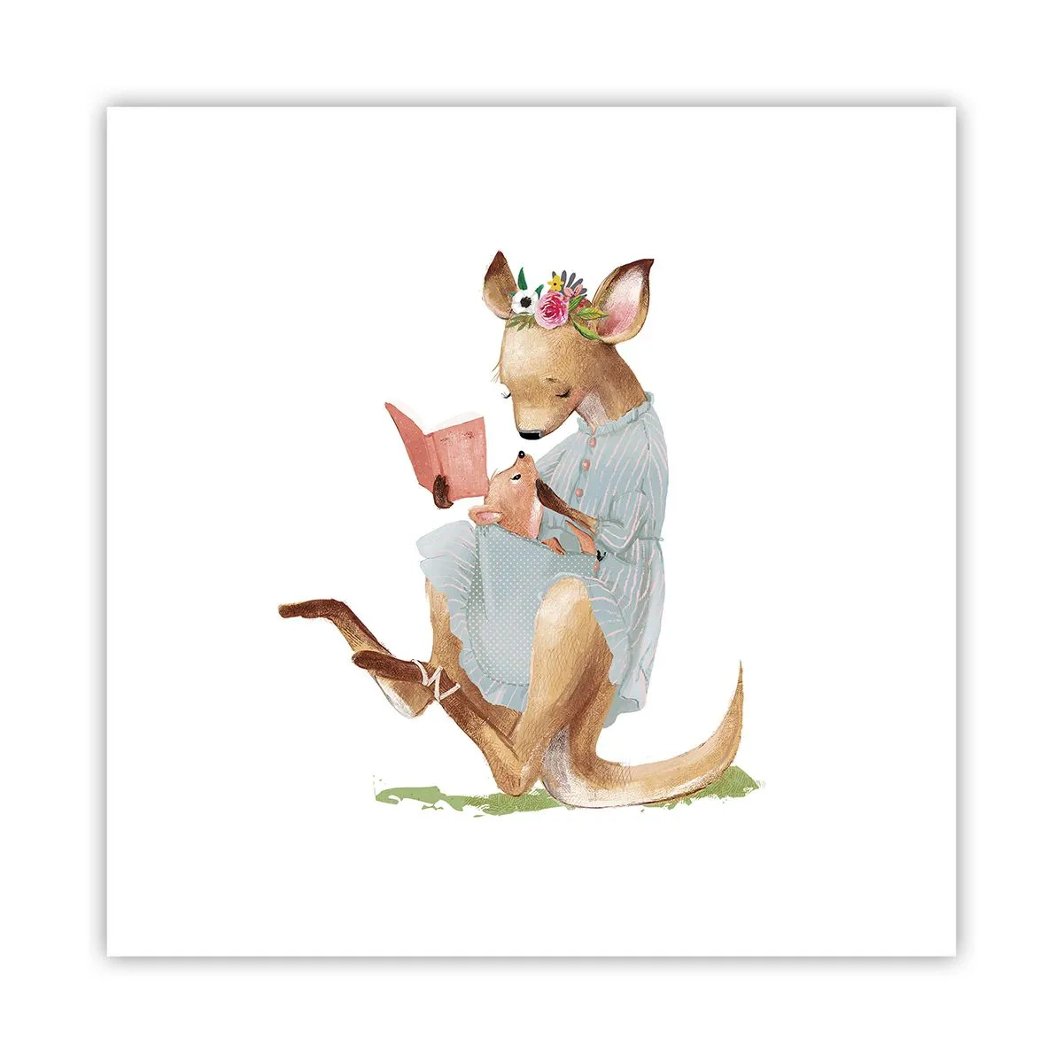 Poster - Read to Me, Mum - 40x40 cm