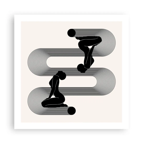 Poster - Sensual Symmetry - 60x60 cm