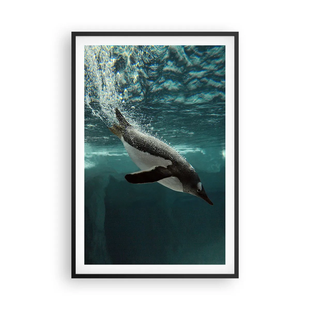 Poster in black frame - Welcome to My World - 61x91 cm