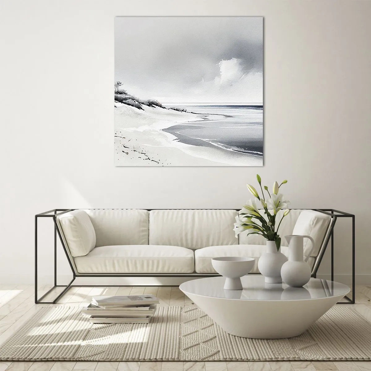 Glass picture - Always Together - 70x70 cm