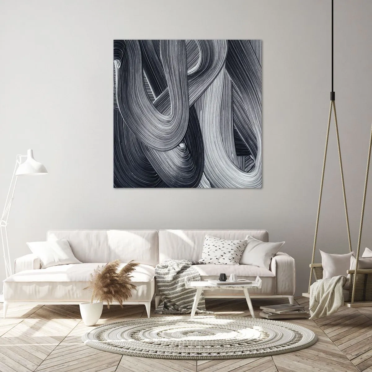 Canvas picture - Fluidity of Reality - 50x50 cm