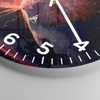 Clock face with numbers