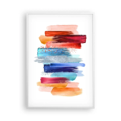 Poster in white frmae - Up and Down - 70x100 cm