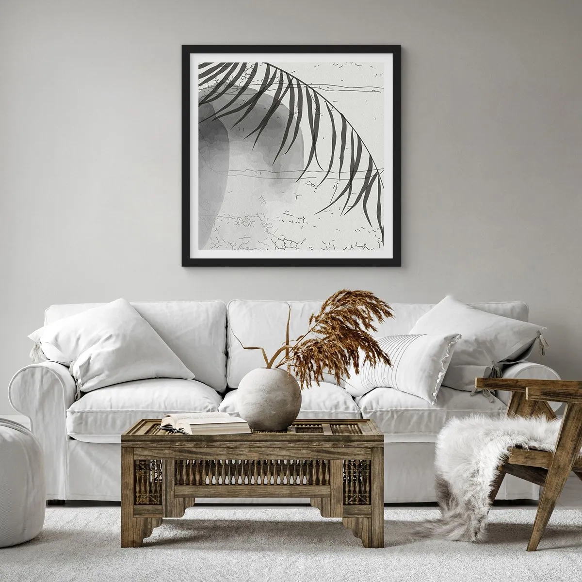 Poster in black frame - Subtle Exoticism of Nature - 60x60 cm