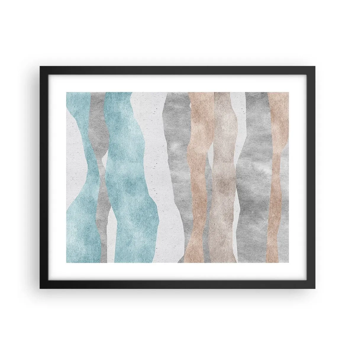 Poster in black frame - Study of Continuity - 50x40 cm