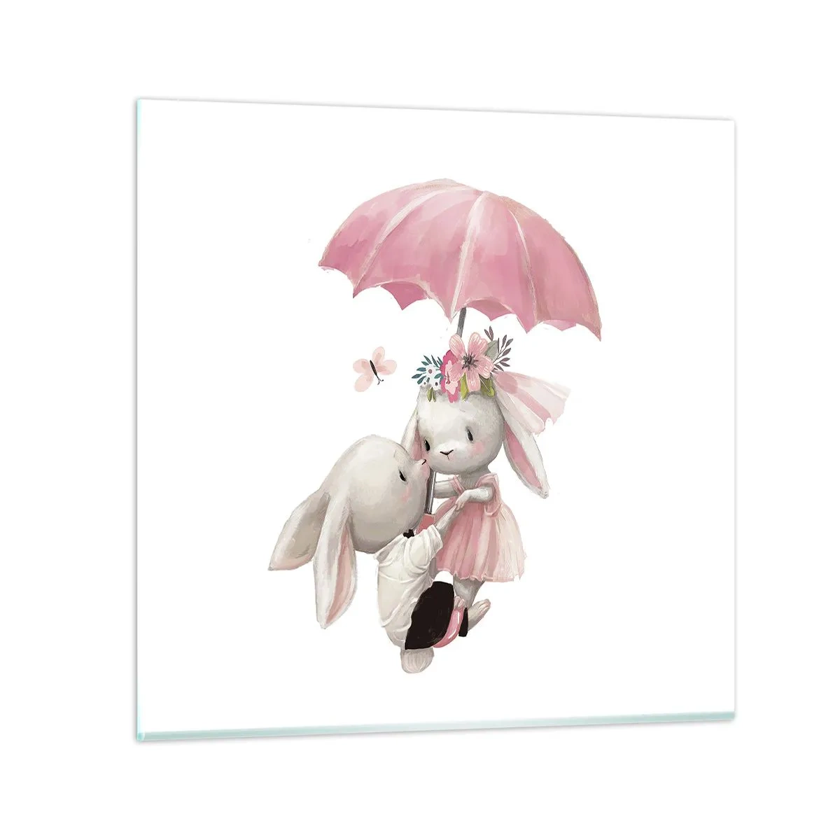 Glass picture - This Is Love - 30x30 cm