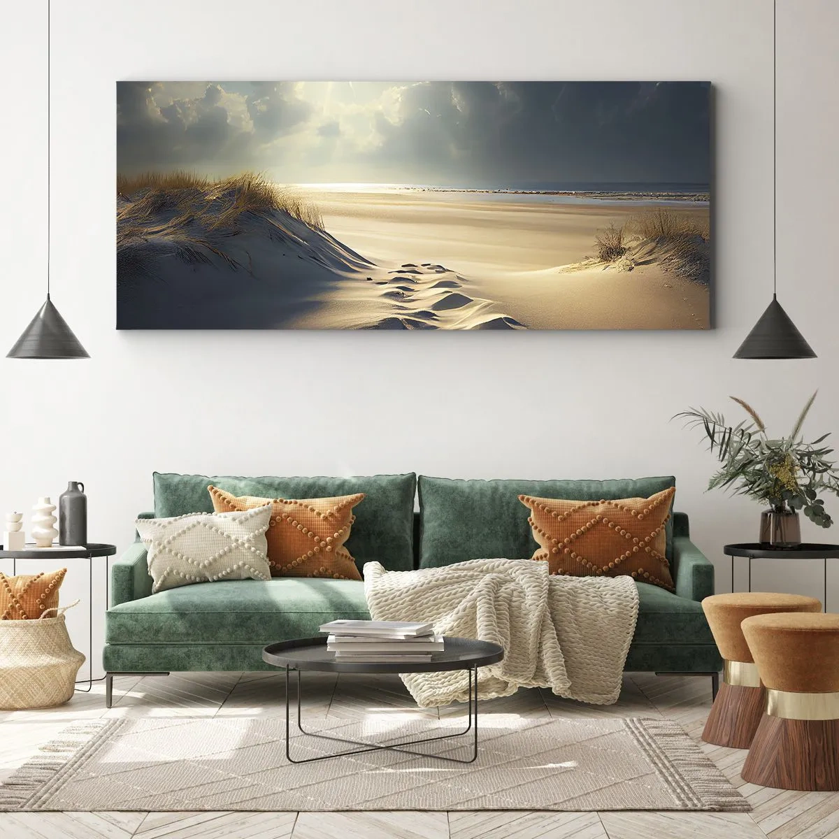 Canvas picture - Calming Landscape - 90x30 cm