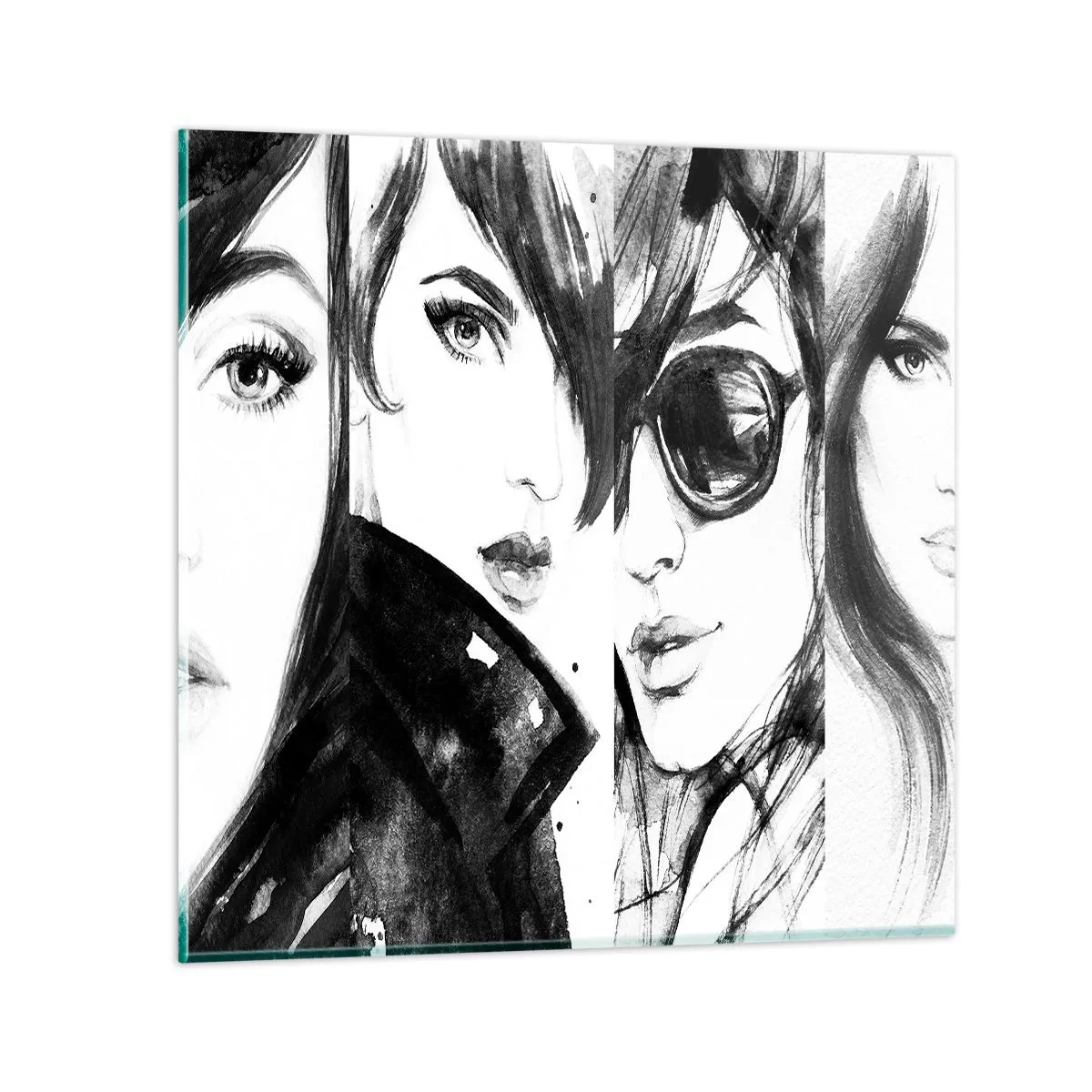 Glass picture - Beauty Multiplied - 40x40 cm