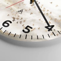 Clock face with numbers