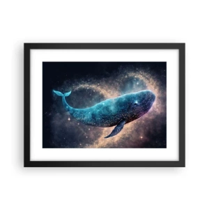 Poster in black frame - Such World Exists... - 40x30 cm