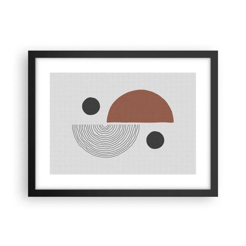 Poster in black frame - Perfection of a Wheel - 40x30 cm