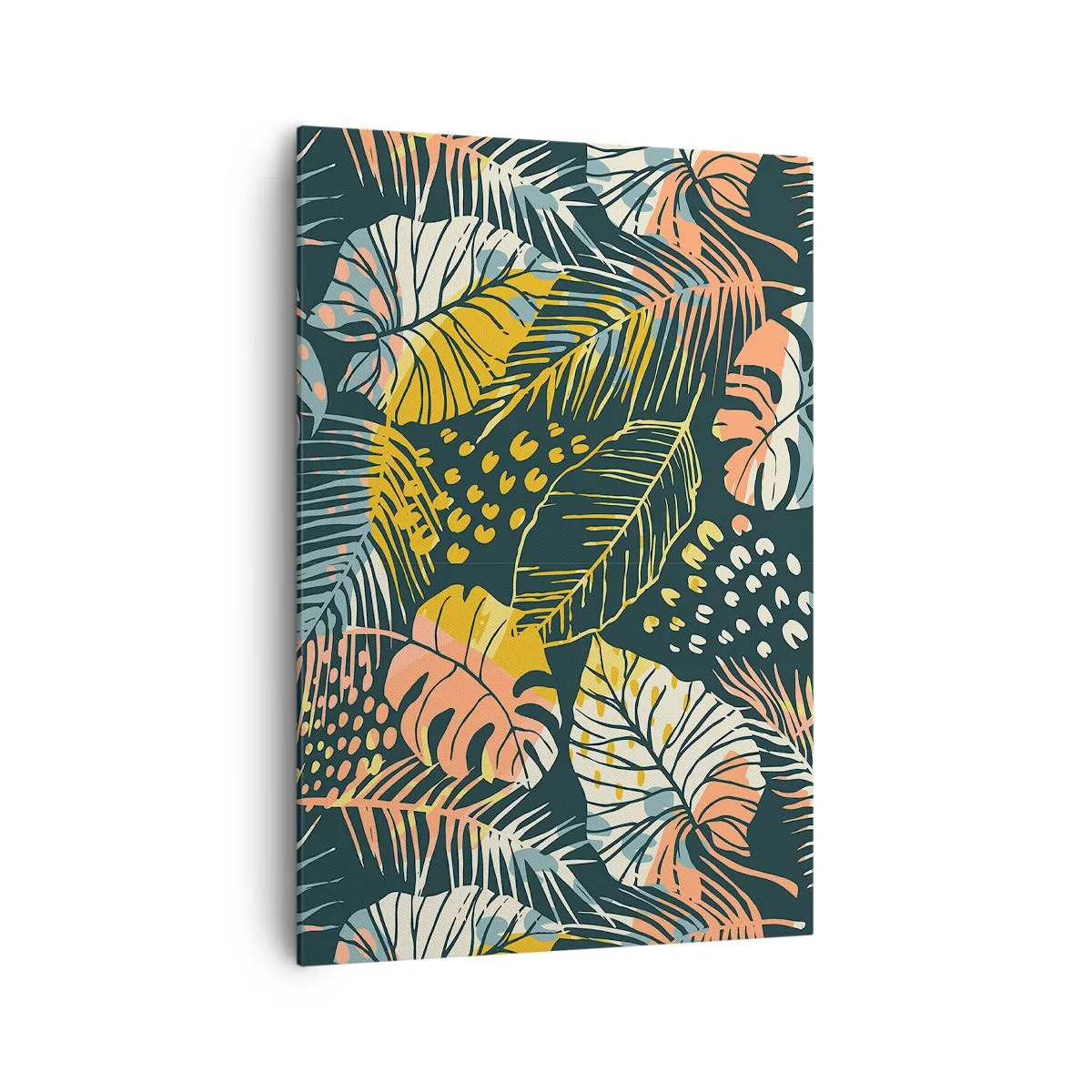 Canvas picture - Leafy Fantasy - 70x100 cm