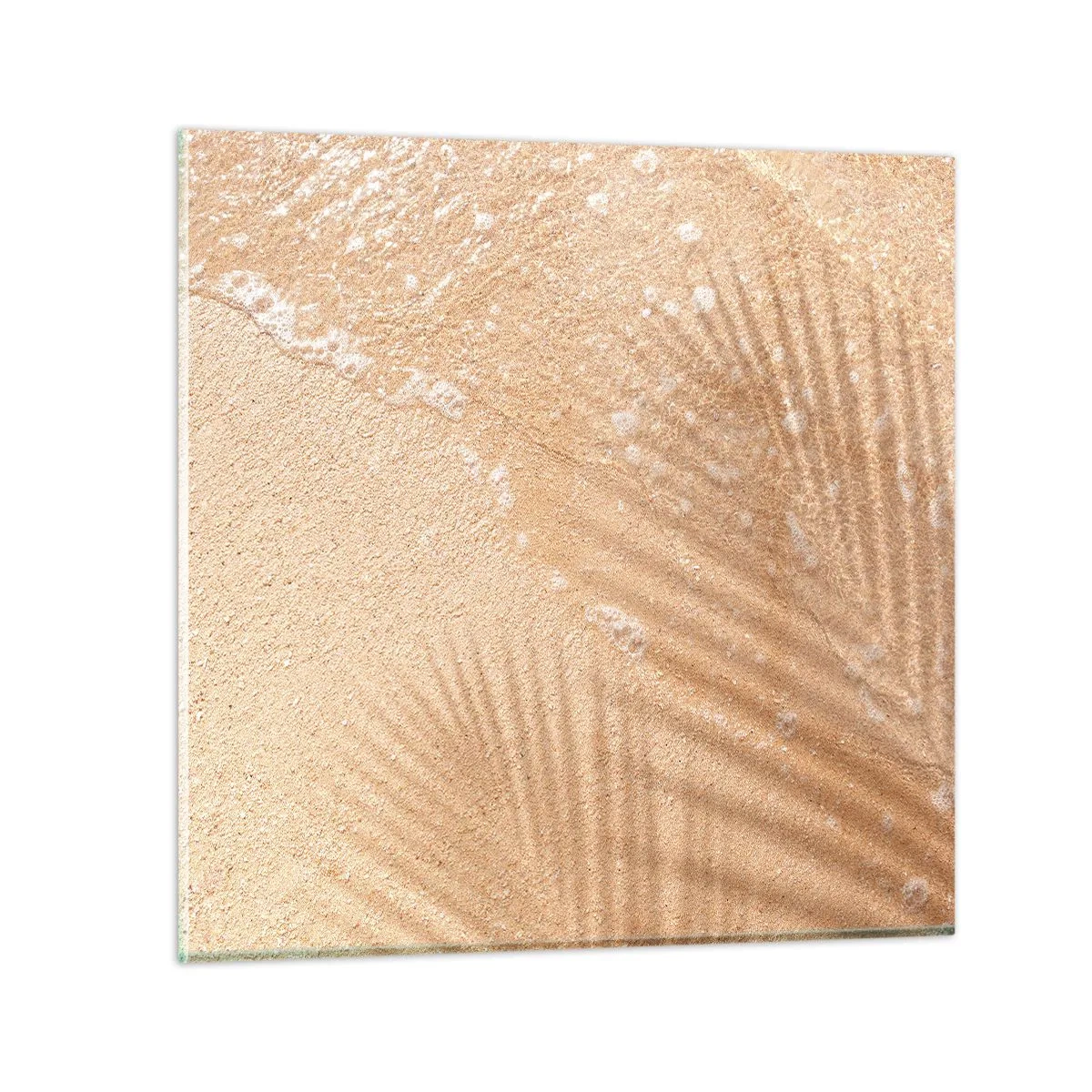 Glass picture - Shadow of a Hot Summer - 40x40 cm