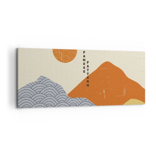 Canvas picture - In the Japanese Spirit - 100x40 cm