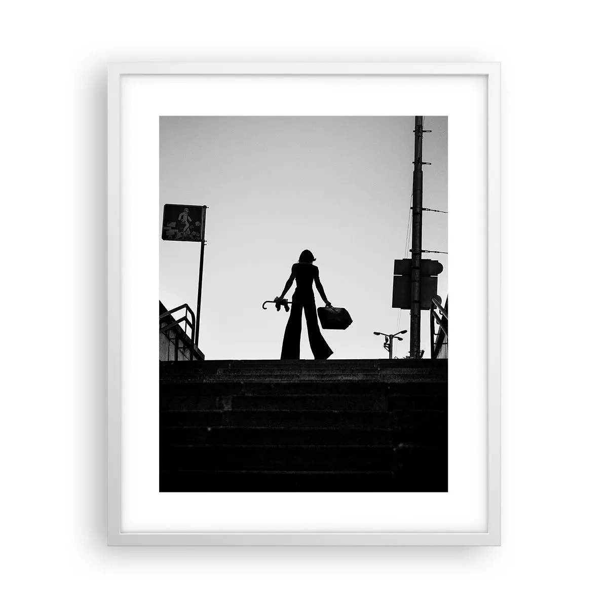 Poster in white frmae - City Wander - 40x50 cm