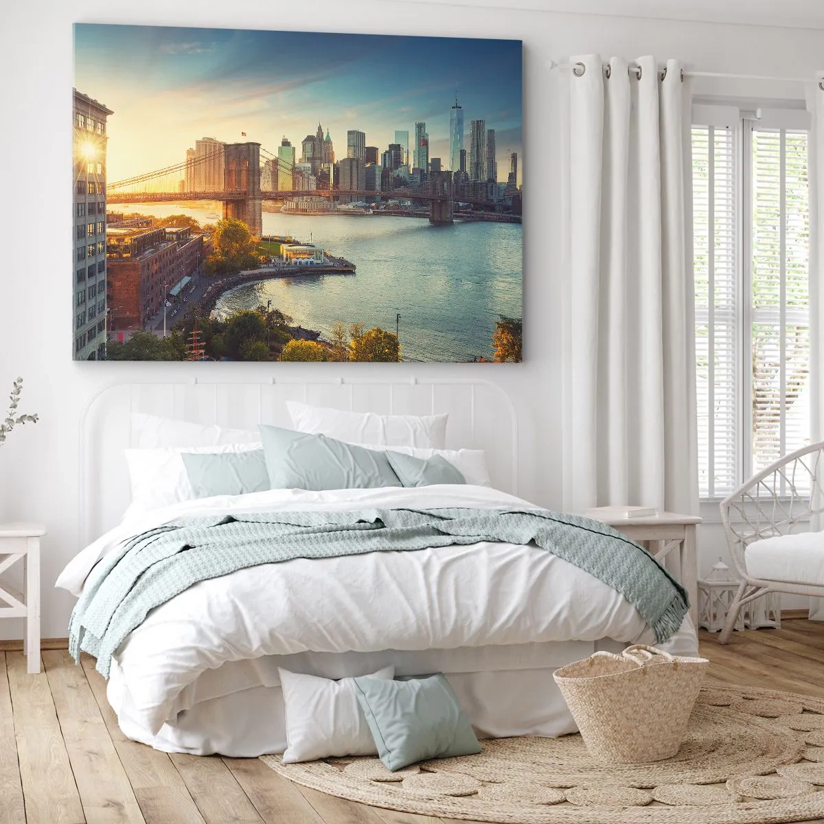 Canvas picture - Big City Dawn - 120x80 cm