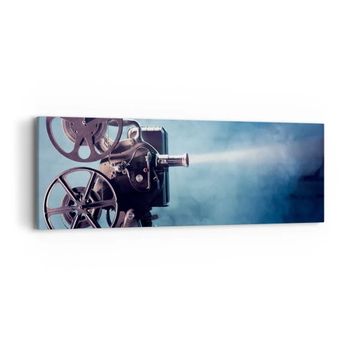 Canvas picture - Once Upon a Time at the Cinema - 90x30 cm
