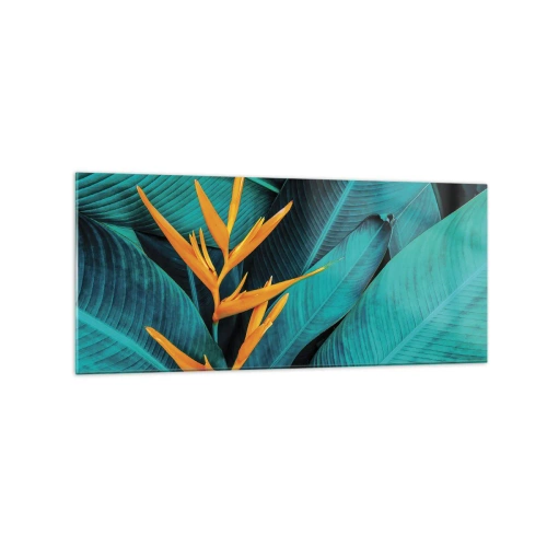 Glass picture - Flower of Eden - 120x50 cm