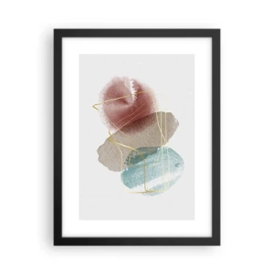 Poster in black frame - Beads of Space - 30x40 cm