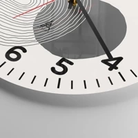 Clock face with numbers