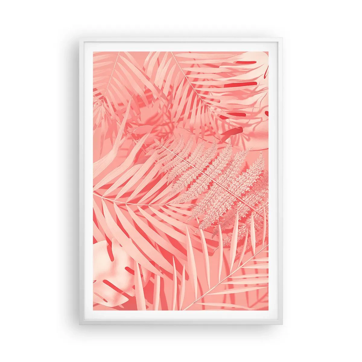 Poster in white frmae - Pink Concept - 70x100 cm