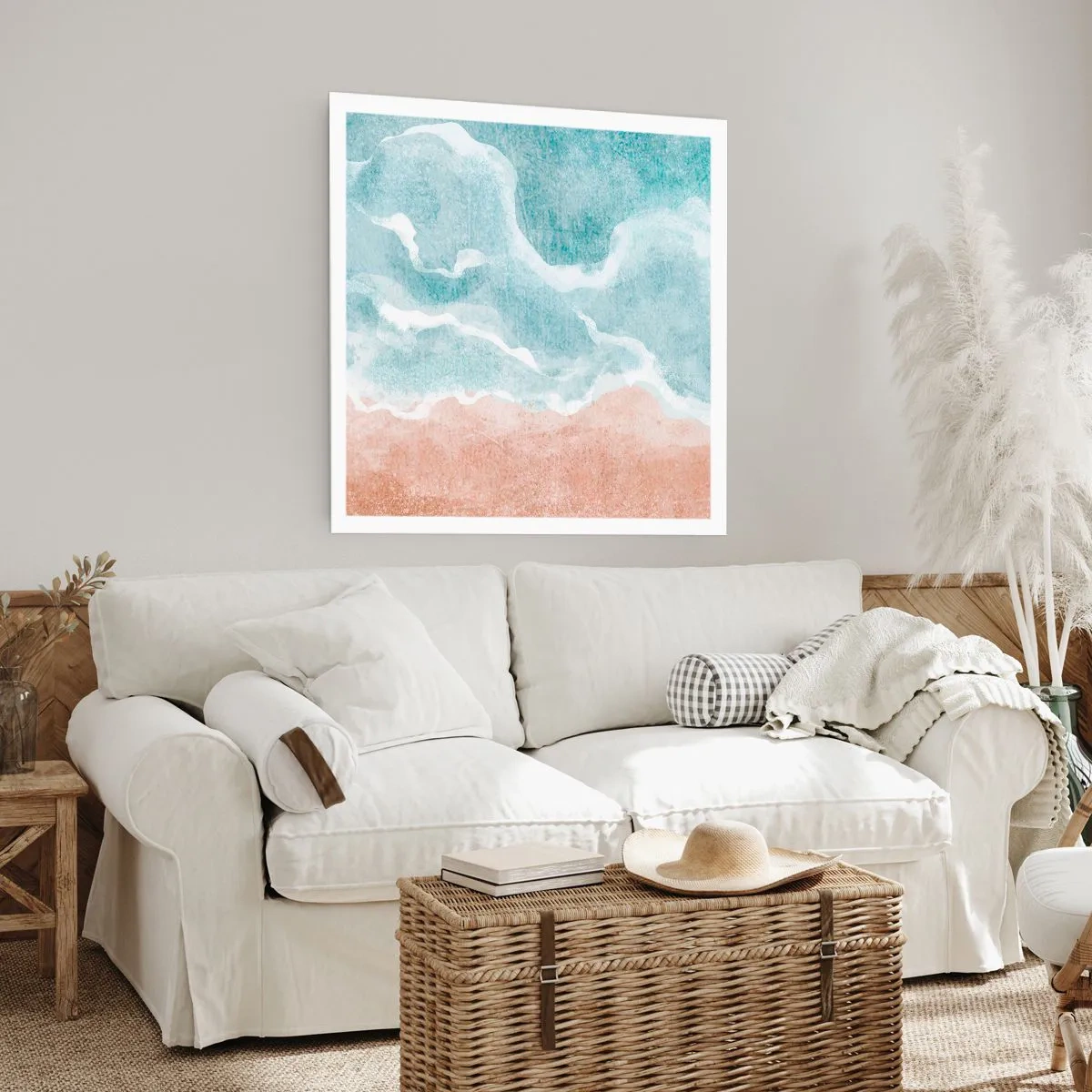 Poster - Cloudy Abstract - 50x50 cm