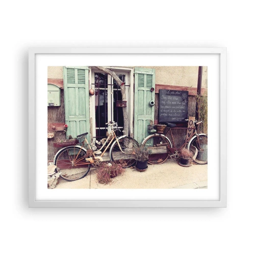 Poster in white frmae - Long Live Province - 50x40 cm