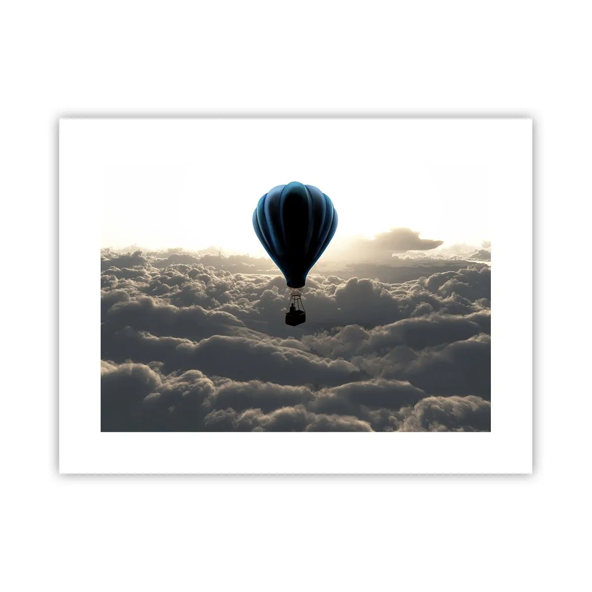 Poster - Wanderer above Clouds - 40x30 cm