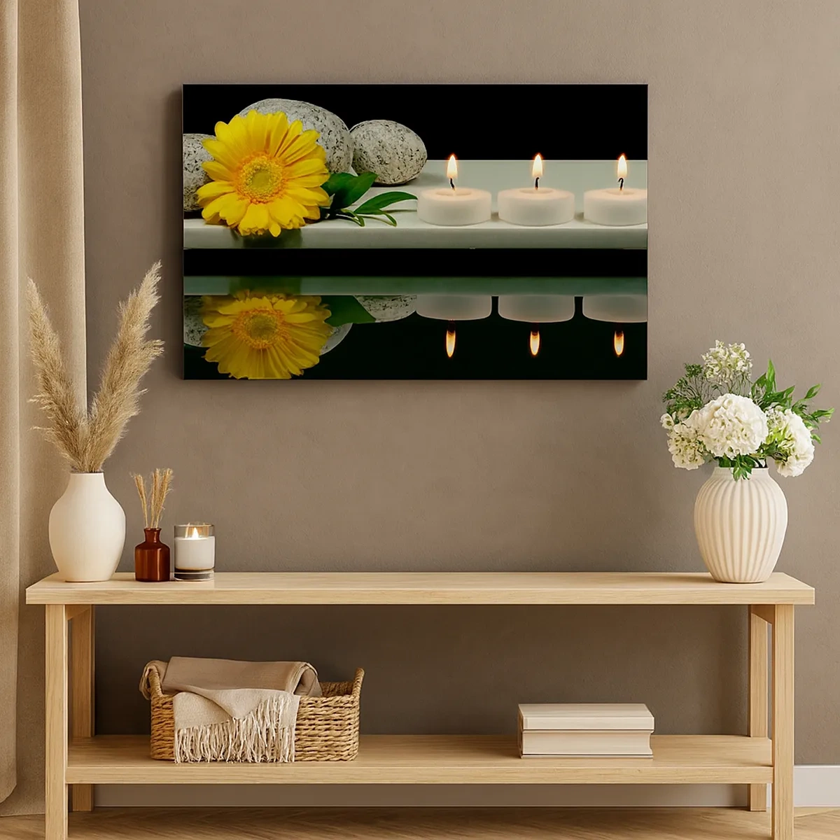 Canvas picture - Soothing of the Senses - 30x30 cm