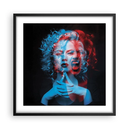 Poster in black frame - Alter Ego - 50x50 cm