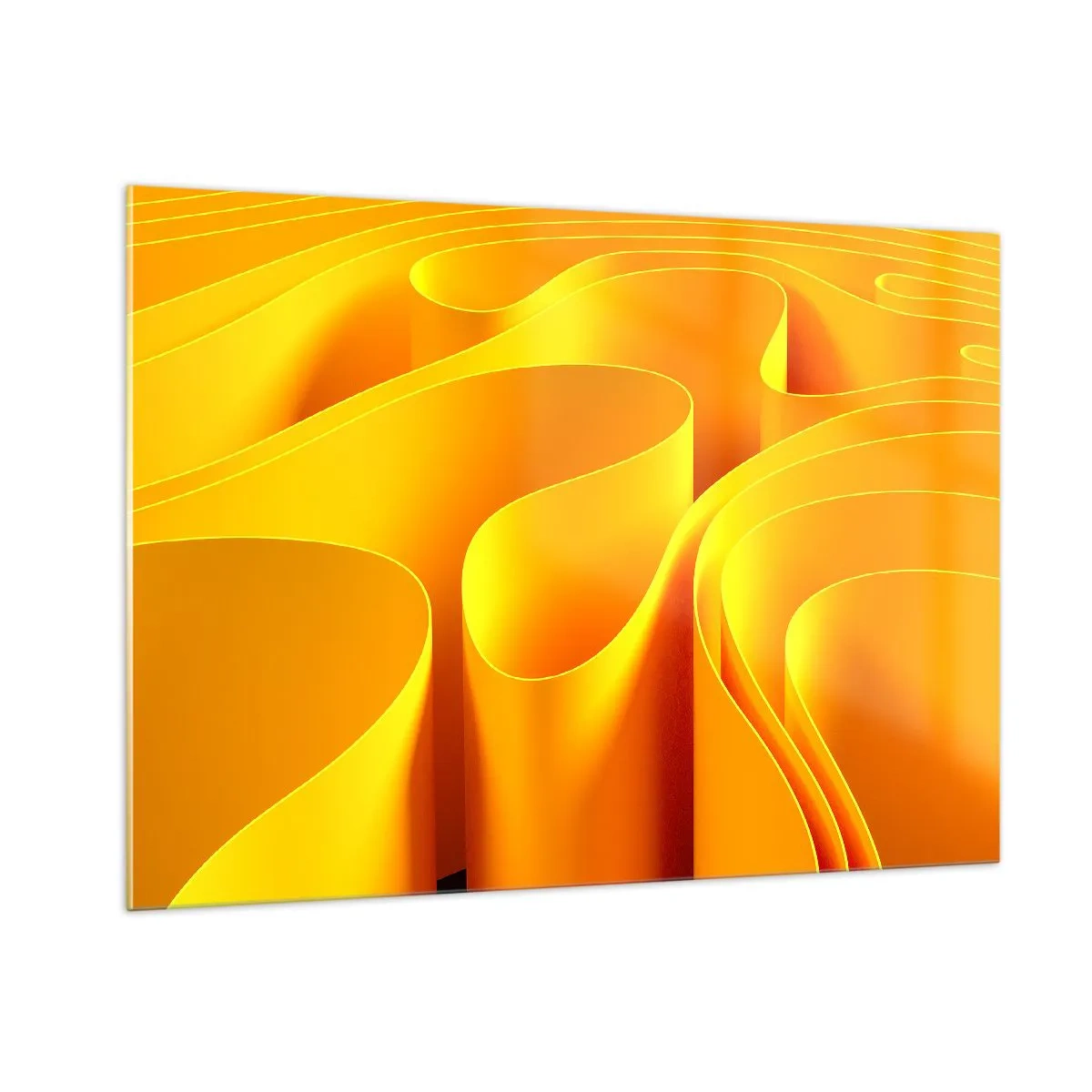Glass picture - Like Waves of the Sun - 100x70 cm