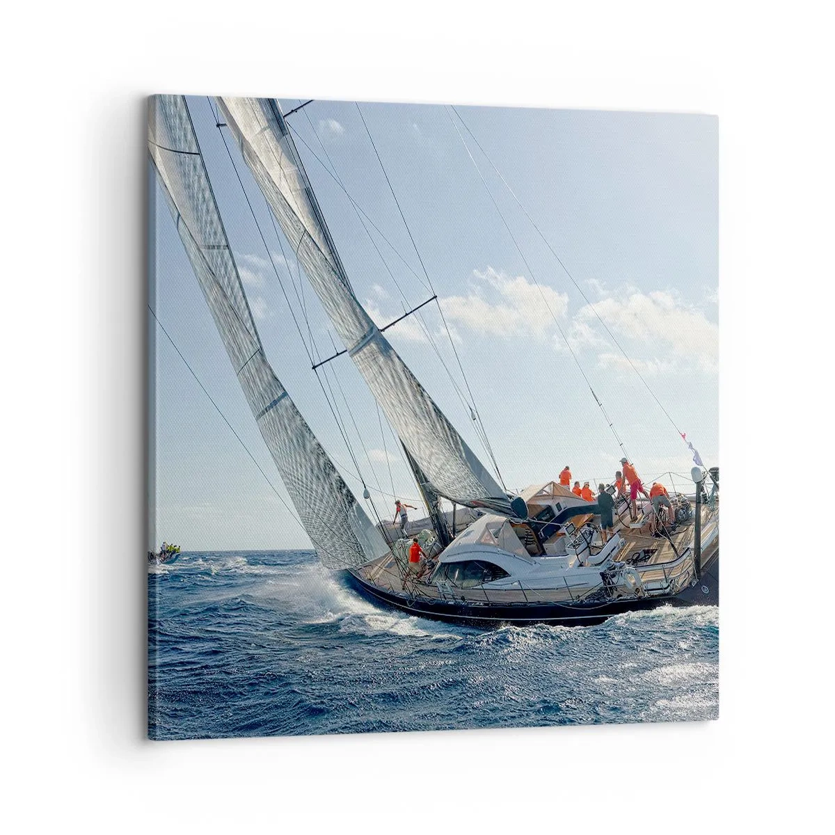 Canvas picture - Let the Better Win - 60x60 cm