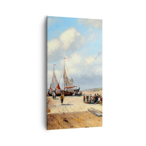 Canvas picture - After a Successful Catch - 55x100 cm