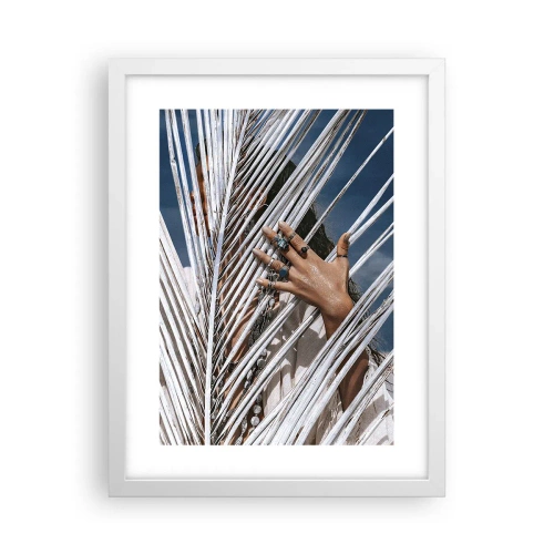 Poster in white frmae - Shaman's Girlfriend? - 30x40 cm