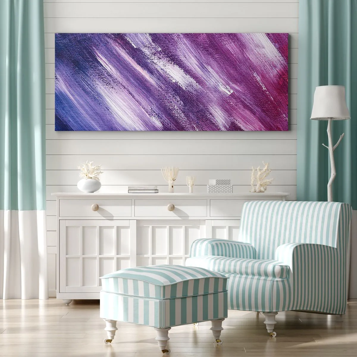 Canvas picture - When a Sunny Wind Is Blowing - 120x50 cm