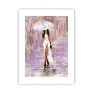 Poster - In Liliac Rain - 30x40 cm