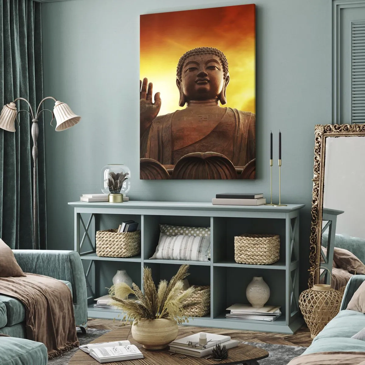Canvas picture - Peace of the World - 45x80 cm