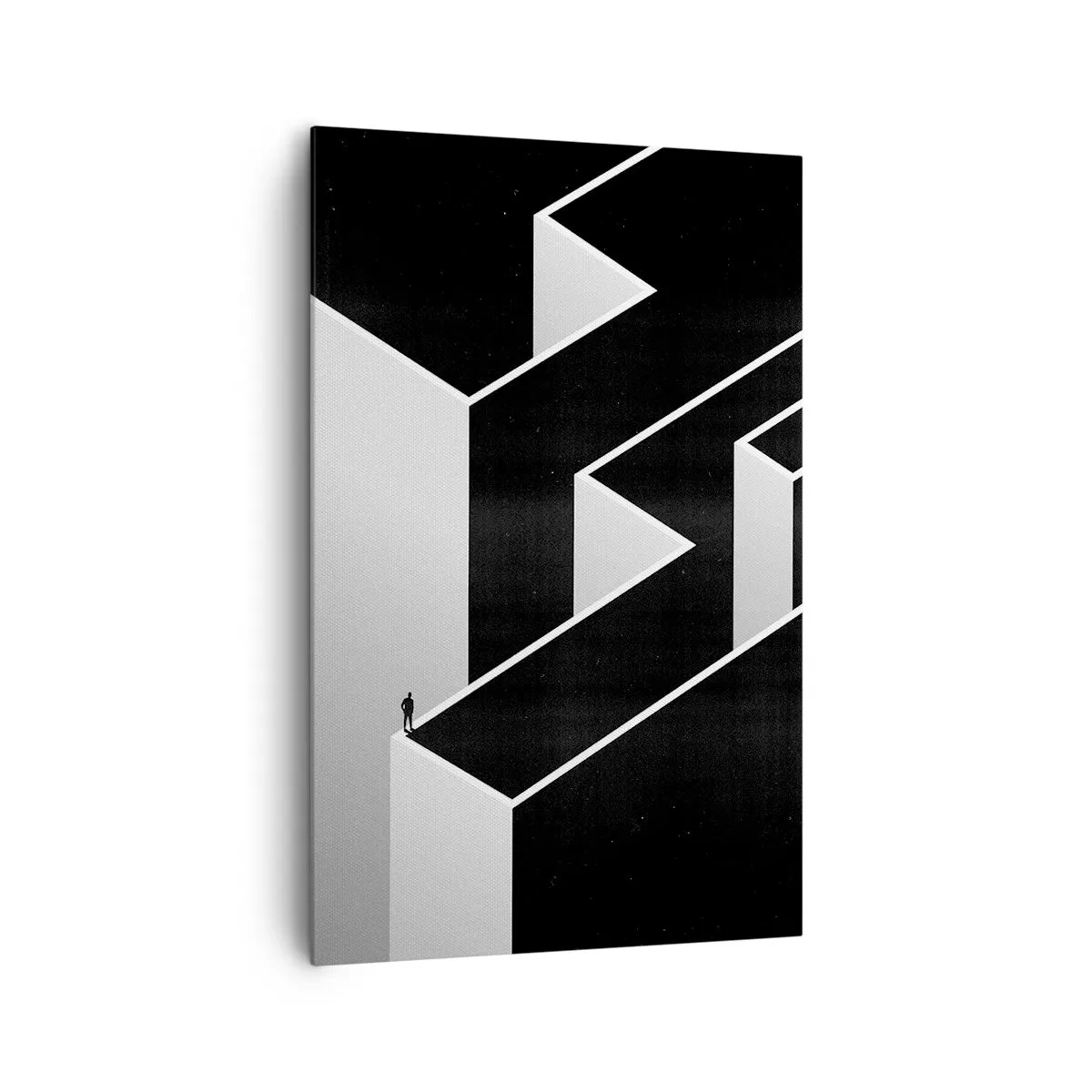 Canvas picture - Solitude at the Top - 80x120 cm