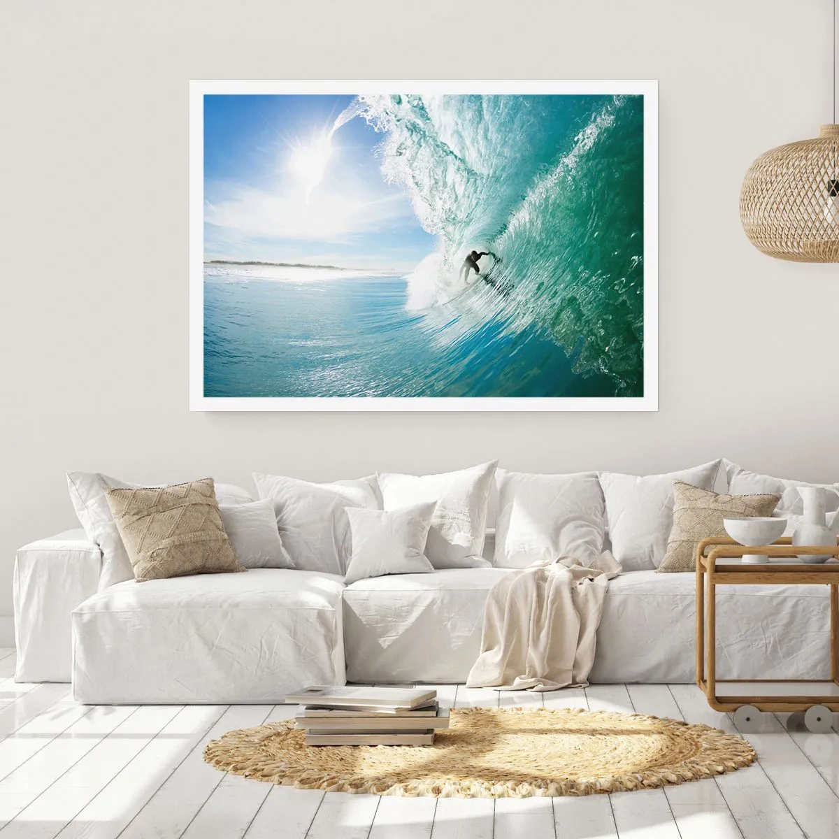 Poster - Riding the Wave - 70x50 cm